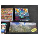 Lot of Assorted Jigsaw Puzzles Scenic and Themed 350-750 Piece