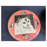 Vintage Tin with Assorted Cookie Cutters and Republican Campaign Cutter