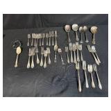 Assorted Vintage Silverplate Flatware Lot - Rogers Bros, Court & Prino