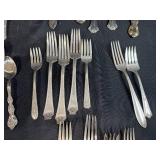 Assorted Vintage Silverplate Flatware Lot - Rogers Bros, Court & Prino