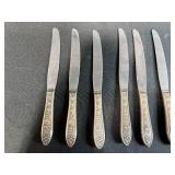 Vintage Silver Plate Flatware Set - Forks, Knives, Spoon