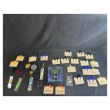 Collection of Novelty Bookmarks and Collectible Spoons