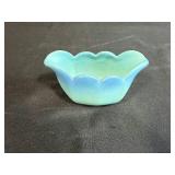Van Briggle Art Pottery Console Bowl in Blue Ombre Glaze
