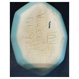 Van Briggle Art Pottery Console Bowl in Blue Ombre Glaze