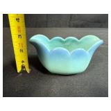 Van Briggle Art Pottery Console Bowl in Blue Ombre Glaze