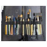 Assorted Art and Craft Supplies with Brush Set, Paper, and Ephemera