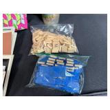 Assorted Art and Craft Supplies with Brush Set, Paper, and Ephemera