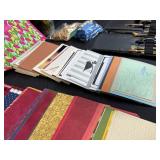 Assorted Art and Craft Supplies with Brush Set, Paper, and Ephemera
