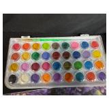 Assorted Art and Craft Supplies with Brush Set, Paper, and Ephemera