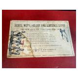 Vintage Rebus, Word, Phrase, and Sentence Card Set by Scott, Foresman & Co.