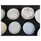 Collection of Vintage Restaurant Ware and Floral China Plates - Stella