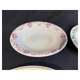 Collection of Vintage Restaurant Ware and Floral China Plates - Stella