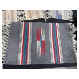 Collection of Woven Wool Rug Placemats and Coasters with Southwestern Designs