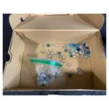Tie-Dye Kit with 3 Bottles Indigo Rit Dye, Fabric, Rubber Bands, Marbles, Wooden Spoon - contents unverified