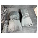 Lot of 2 Pairs Steel Shank Winter Boots (Size 8 and 11) with 3 Pairs of Gloves and Mittens
