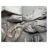 Lot of 2 Pairs Steel Shank Winter Boots (Size 8 and 11) with 3 Pairs of Gloves and Mittens