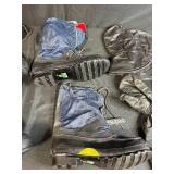 Lot of 2 Pairs Steel Shank Winter Boots (Size 8 and 11) with 3 Pairs of Gloves and Mittens