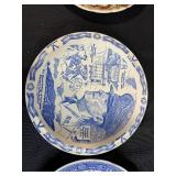 Vintage Collector Plate and Souvenir Dish Set Including Spode, Hawaii 50th State, and Washington DC