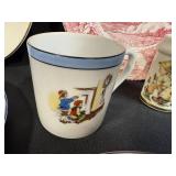 Vintage Collector Plate and Souvenir Dish Set Including Spode, Hawaii 50th State, and Washington DC