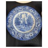 Vintage Collector Plate and Souvenir Dish Set Including Spode, Hawaii 50th State, and Washington DC