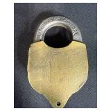 Collection of Vintage Padlocks, Chains, and Lock Hardware