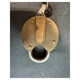 Collection of Vintage Padlocks, Chains, and Lock Hardware