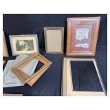 Collection of Vintage and Antique Picture Frames Assorted Sizes and Styles