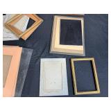 Collection of Vintage and Antique Picture Frames Assorted Sizes and Styles