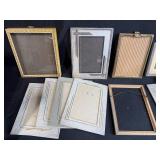 Collection of Vintage and Antique Picture Frames Assorted Sizes and Styles