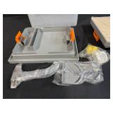 Inland Glass Art Grinder Lot with Tray, Grid Surface, Blade, and Storage Container