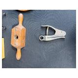 Collection of Vintage Hand Tools and Collective Small Cat Figurine