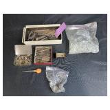 Mixed Lot of Vintage Metalworking Hand Engraving Tools, Punches, and Hardware