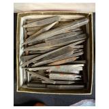 Mixed Lot of Vintage Metalworking Hand Engraving Tools, Punches, and Hardware