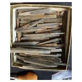 Mixed Lot of Vintage Metalworking Hand Engraving Tools, Punches, and Hardware
