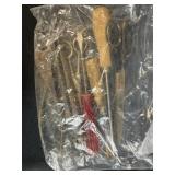 Mixed Lot of Hand Tools, Fasteners, and Groz Precision Squares Set