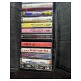 Country Music Cassette Collection with Storage Case