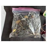 Mixed Household and Garage Lot: Bins, Brushes, Tools, Wind Chimes, Mug