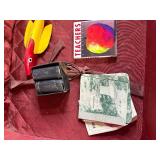 Assorted Vintage Collectibles and Trinkets with Samsonite Suitcase