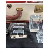 Assorted Vintage Collectibles and Trinkets with Samsonite Suitcase