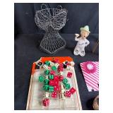 Assorted Vintage Collectibles and Trinkets with Samsonite Suitcase