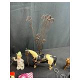 Assorted Vintage Collectibles and Trinkets with Samsonite Suitcase