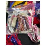 Large Collection of Vintage and Modern Scarves with Storage Bin