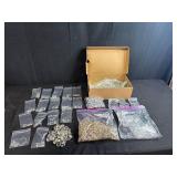 Large Lot of Assorted Vintage Clear Chandelier Crystals and Prisms