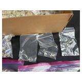 Large Lot of Assorted Vintage Clear Chandelier Crystals and Prisms