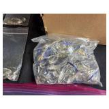 Large Lot of Assorted Vintage Clear Chandelier Crystals and Prisms