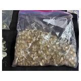 Large Lot of Assorted Vintage Clear Chandelier Crystals and Prisms