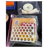 Large Scrapbooking and Craft Lot with Scissors, Art Paper, Tools, and Supplies