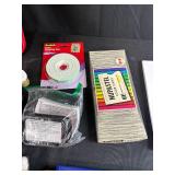 Large Scrapbooking and Craft Lot with Scissors, Art Paper, Tools, and Supplies