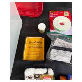 Large Scrapbooking and Craft Lot with Scissors, Art Paper, Tools, and Supplies