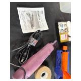 Large Scrapbooking and Craft Lot with Scissors, Art Paper, Tools, and Supplies